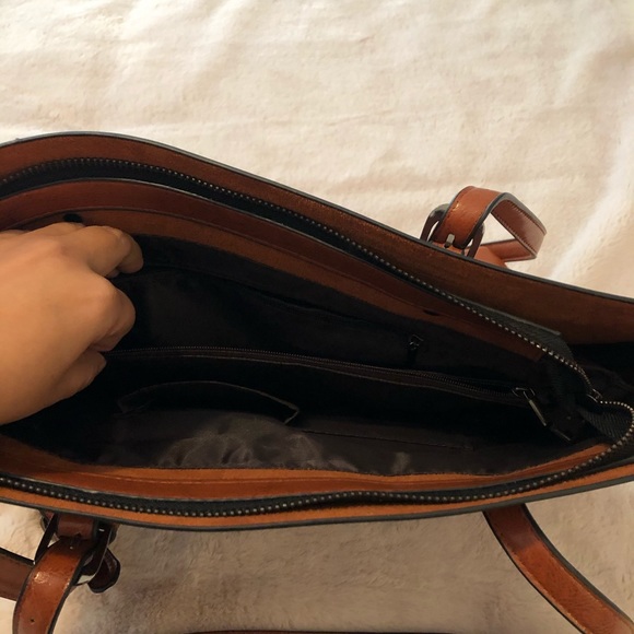 Brown tote bag - Picture 2 of 3